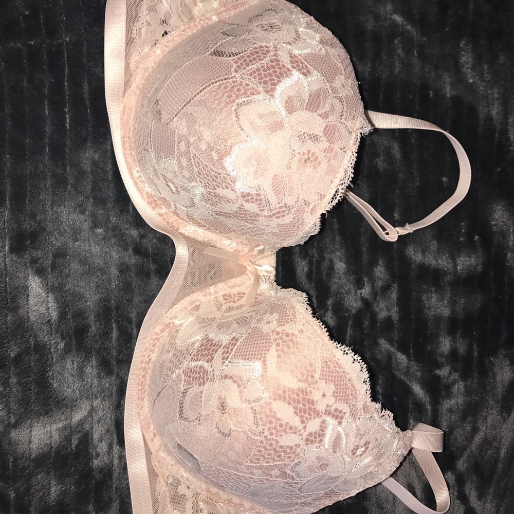 Pink Lace Bra